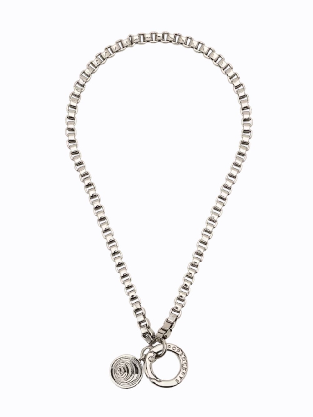 Popsockets Silver Box Chain Phone Wristlet